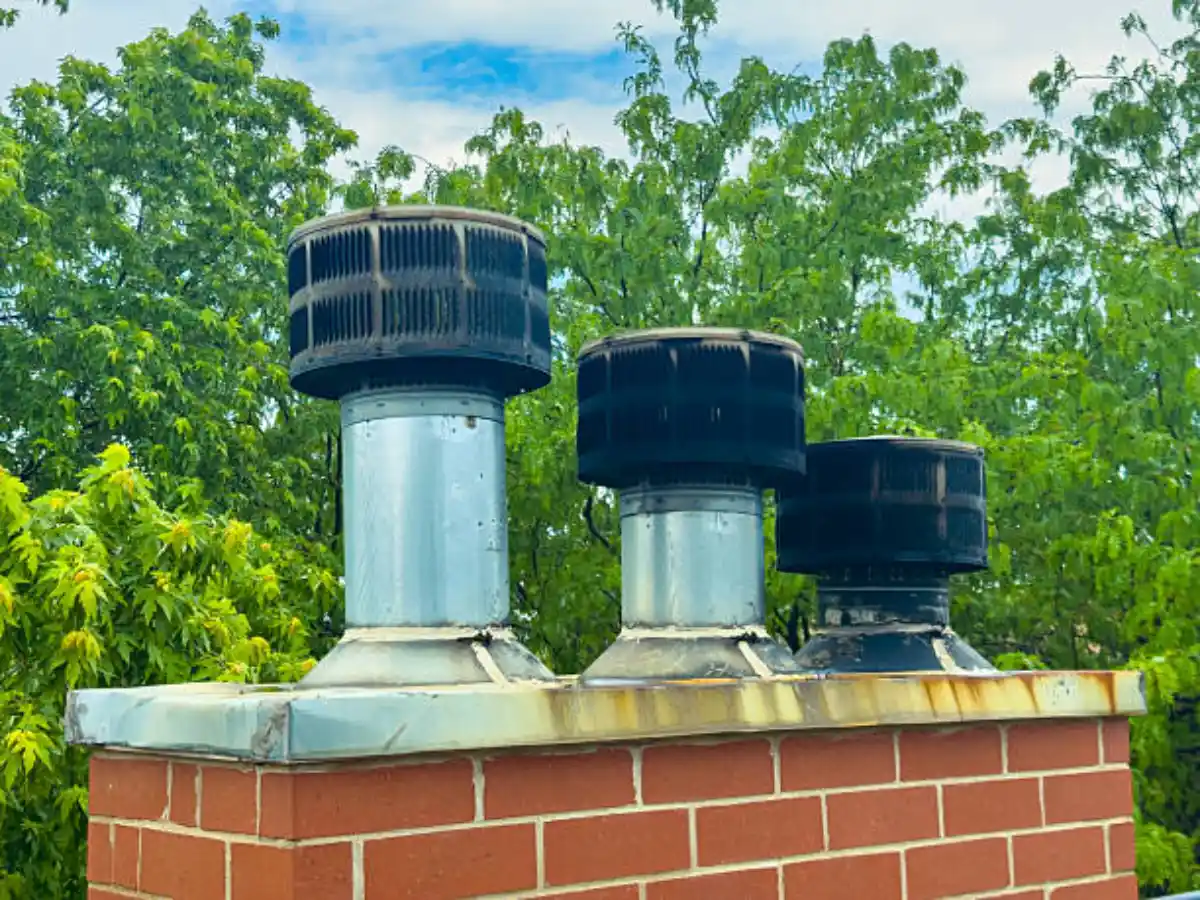A third chimney cap installation photo