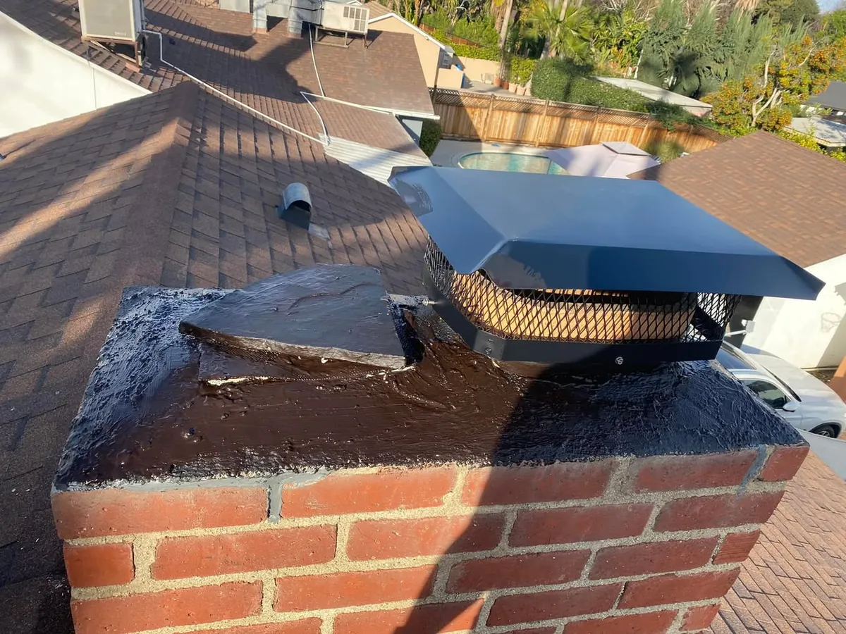 Chimney crown repair in Lake Forest, CA