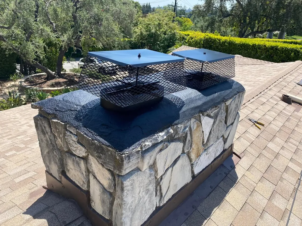 Chimney cap installation in Huntington Beach, CA